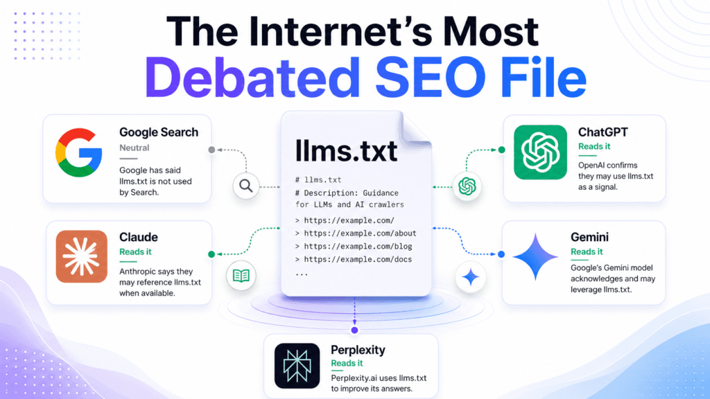 LLMs.txt: Should You Use It for AI Search Visibility in 2026? Here Is What Google Actually Said